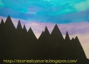 Looking for a new art project to do with your kids? Try a sunset silhouette!