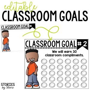 Goals help set a purpose and a direction for where you are headed.  While you are building your classroom community, why not take the time to make some common goals that EVERY student in your classroom can work towards?  Here's a little glimpse into how I do this in my classroom.