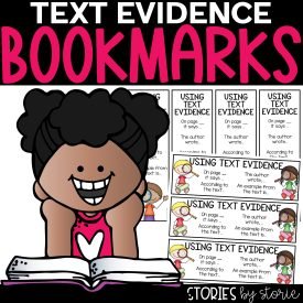 text evidence bookmarks