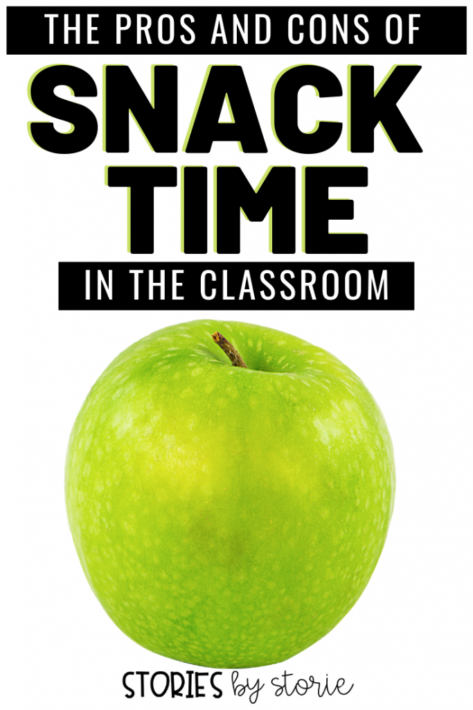 In all my years of teaching, I don't think I have ever done things the same way twice. This includes the decision about having a dedicated snack time or going without. I can't speak for the masses, so today I'm here to share the pros and the cons of having snack time in my classroom.