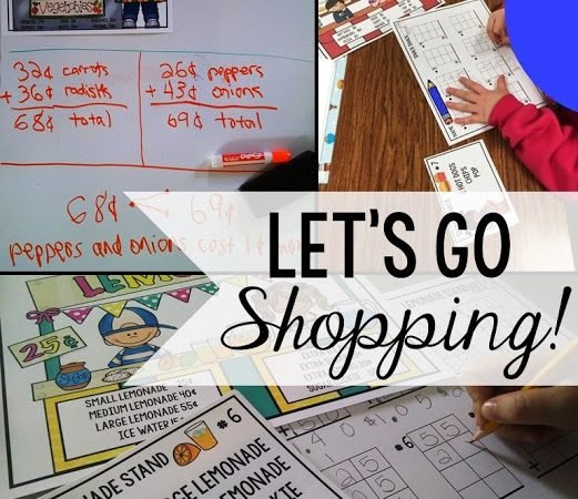 Addition with Regrouping – Let’s Go Shopping!