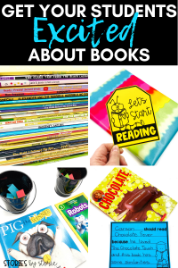 Are you struggling to get your reluctant readers excited about the books available to them? Are your students losing interest in reading in favor of daydreaming about warmer weather? Here are some of my favorite ways to get my students excited about books throughout the school year!