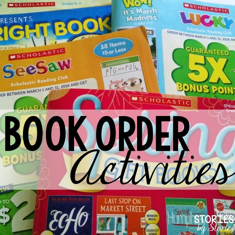 Scholastic Book Order Activities
