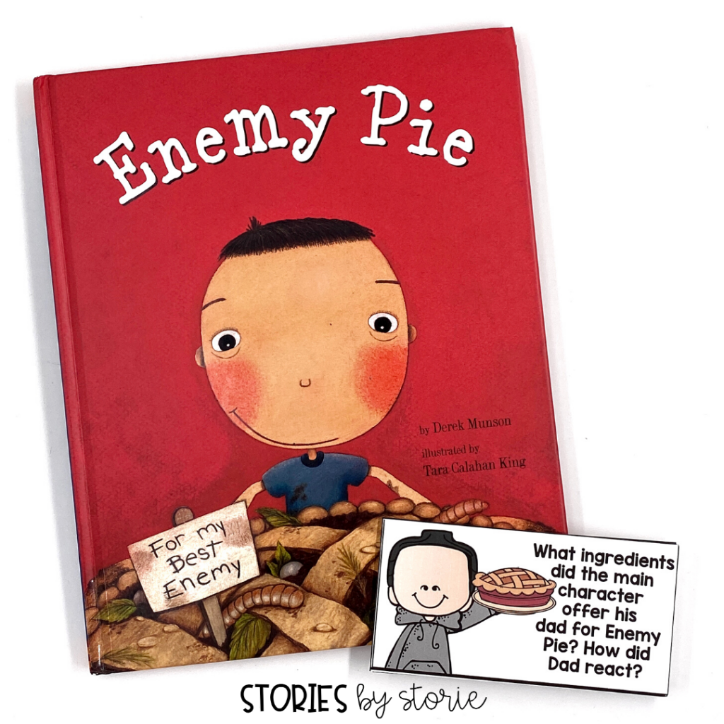 Are you reading Enemy Pie to your students? You can use these questions to help guide your discussion.