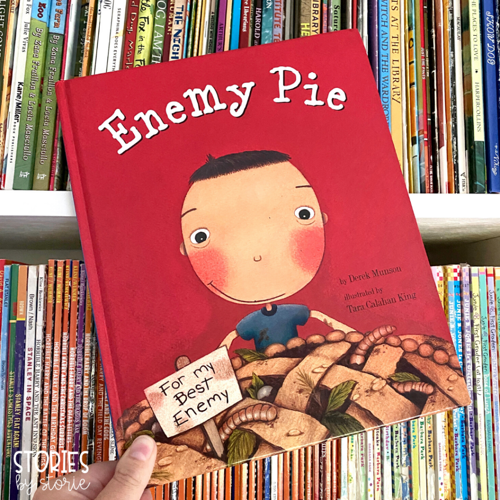 Enemy Pie by Derek Munson is one of my favorite read alouds to start the school year! Not only does this book provide teachable moments about friendship, but students relate to it and love the surprise ending.