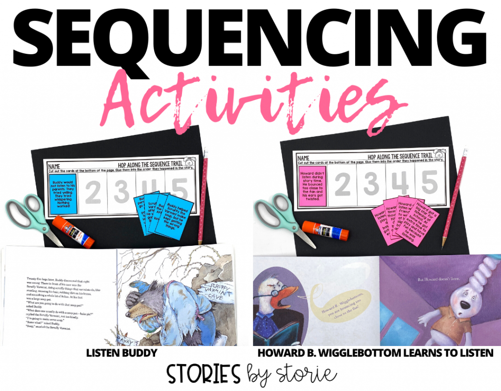 After reading Listen Buddy and Howard B. Wigglebottom Learns to Listen, students can put the stories back together with these sequencing activities.