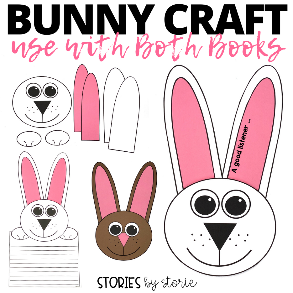 This bunny craft can be used with Listen Buddy and Howard B. Wigglebottom Learns to Listen.