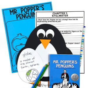 Are you getting ready to read Mr. Popper's Penguins? I've shared activities to pair with this book, including a fun penguin craft!