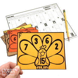 Are your students working on finding the sum of 3-addends this month? Here’s a great way to get your students up and moving during math time!