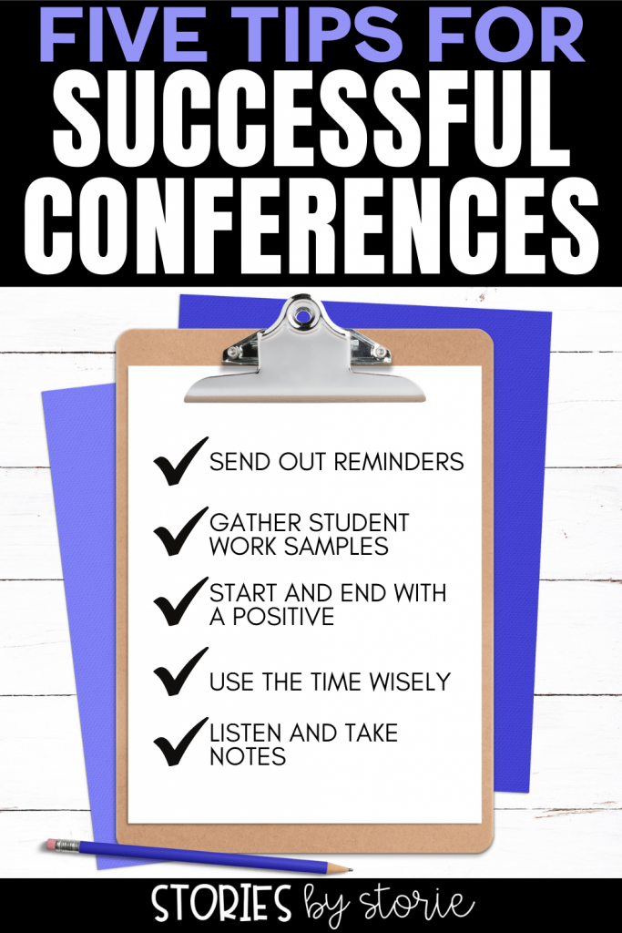 Conferences are a great time to connect with families, but they can be stressful! Here are some tips to keep in mind as you get ready for conference week.