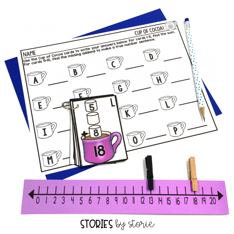 Cup of Cocoa (Math Freebie)