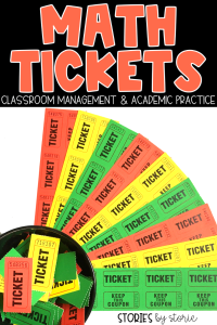 Raffle tickets are a great way to practice math skills in the classroom, but did you know they can be a great management tool, too? Today I want to share with you how I have used math tickets in my 2nd and 3rd grade classroom.