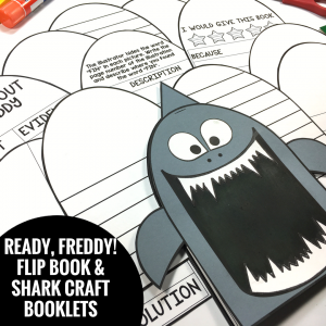 The Ready, Freddy book series is great for 1st, 2nd, and 3rd grade students. You can use this flip book and shark craft response booklet with any of the chapter books in the series.