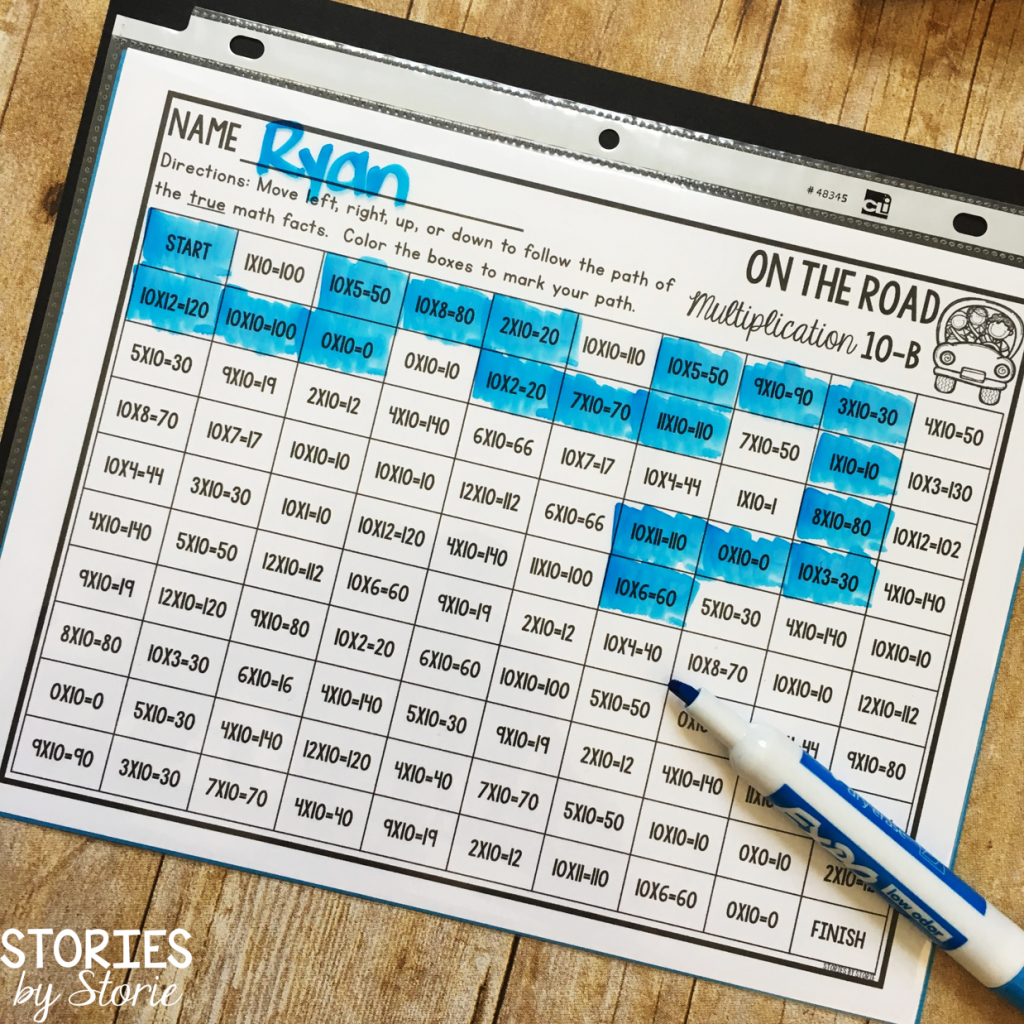 If you want to save on paper copies, this is the route to go. Just grab some sheet protectors and place the mazes inside. You can even insert puzzles back-to-back for double the fun!