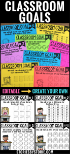As you start another school year, I’m sure you have a million and one things planned to do with your students. One thing you should definitely take the time to do is set goals with your classroom. They really help set a purpose for ALL of your students and help with building classroom community.