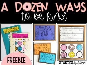 A Dozen Ways to Be Kind Freebie to Pair with The Jelly Donut Difference