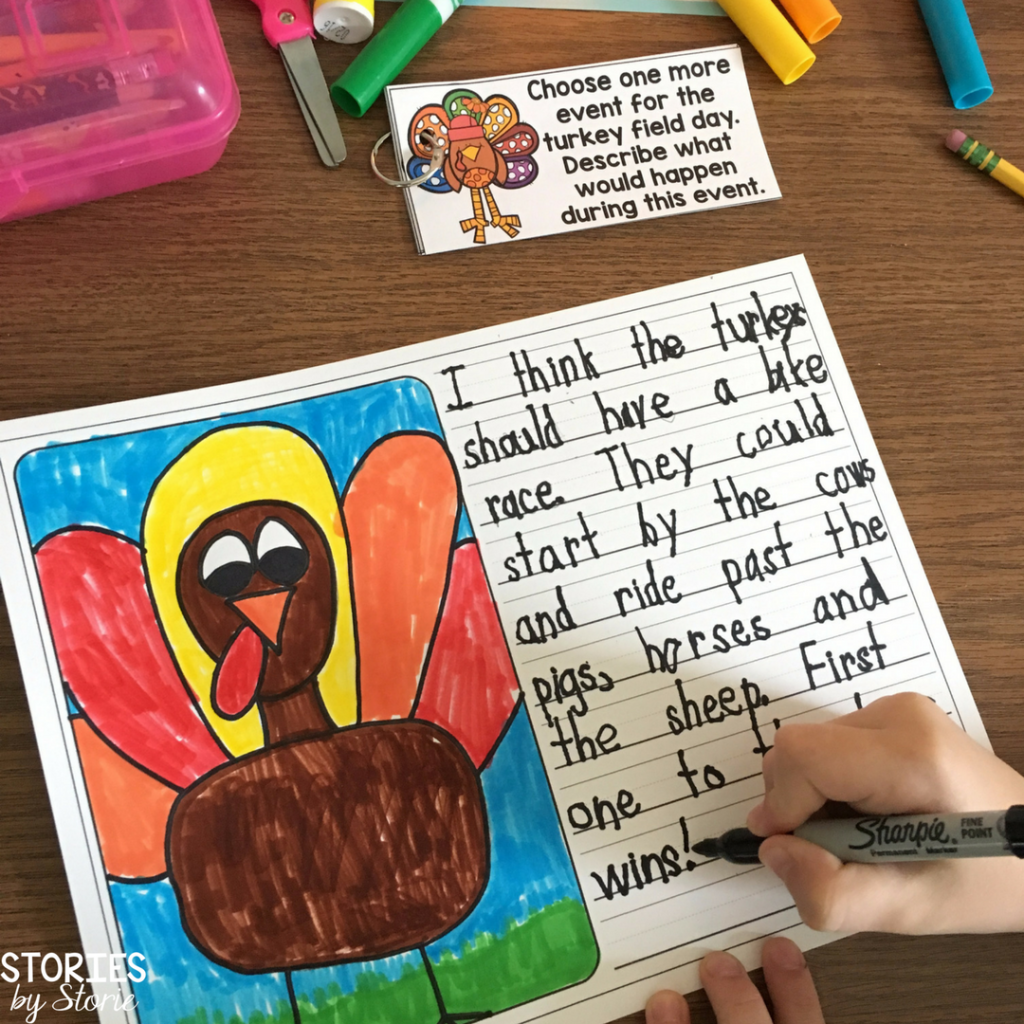 The Great Turkey Race Directed Drawing