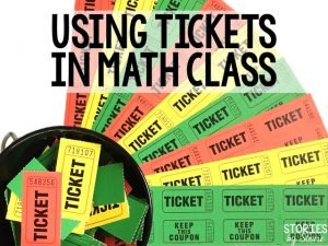 Raffle tickets are a great way to practice math skills in the classroom, but did you know they can be a great management tool, too? Today I want to share with you how I have used math tickets in my 2nd and 3rd grade classroom.