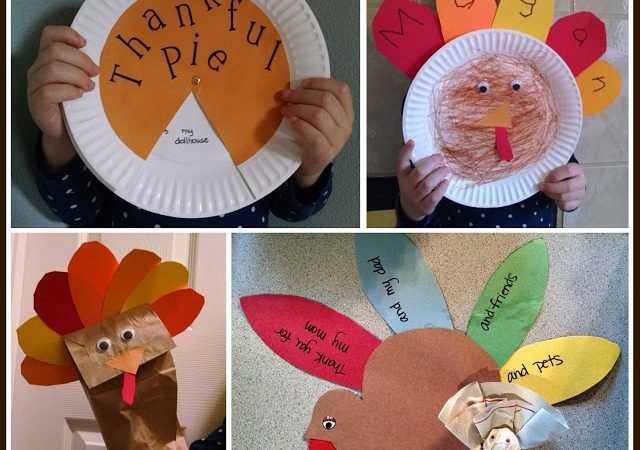 Thanksgiving Arts & Crafts for Little Ones