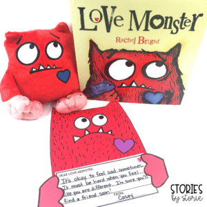 After reading Love Monster by Rachel Bright, students can create their own love monsters with this free craft. You can choose between three different writing options.