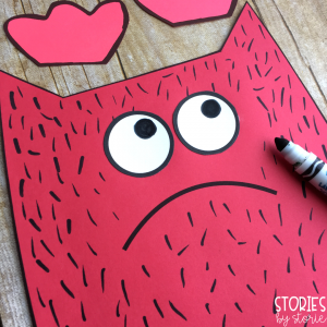 After reading Love Monster by Rachel Bright, students can create their own love monsters with this free craft. You can choose between three different writing options.