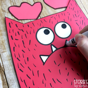 After reading Love Monster by Rachel Bright, students can create their own love monsters with this free craft. You can choose between three different writing options.