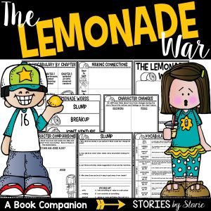 This book companion for The Lemonade War contains comprehension questions and a vocabulary matching activity for each chapter of the story. There are also several graphic organizers to help guide students as they read. Answer keys are included!