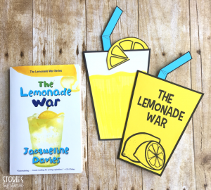 This lemonade craft booklet can be used with The Lemonade War by Jacqueline Davies. There are two different cover options.