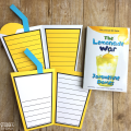 This lemonade craft booklet can be used with The Lemonade War by Jacqueline Davies. There are three different writing templates included.
