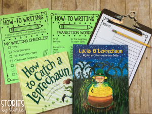 If you're working on procedural (how-to) writing near St. Patrick's Day, you should look at How to Catch a Leprechaun by Adam Wallace and Lucky O'Leprechaun by Jana Dillon.