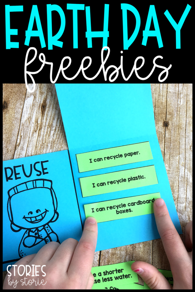 Do you need a quick activity for Earth Day? Take a look at this free sorting activity. Students sort examples under the reduce, reuse, and recycle flaps. There are also four color-by-code activities with an Earth Day theme.