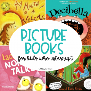 Do you have students who struggle with interrupting? Here are some of my favorite books to use!