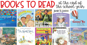 The end of the school year can be filled with a variety of emotions. You are bound to find students who feel joy, sadness, and even fear about the school year ending. I always turn to books to help students cope with whatever they are feeling in that moment. Here are several books your students might enjoy at the end of the school year.