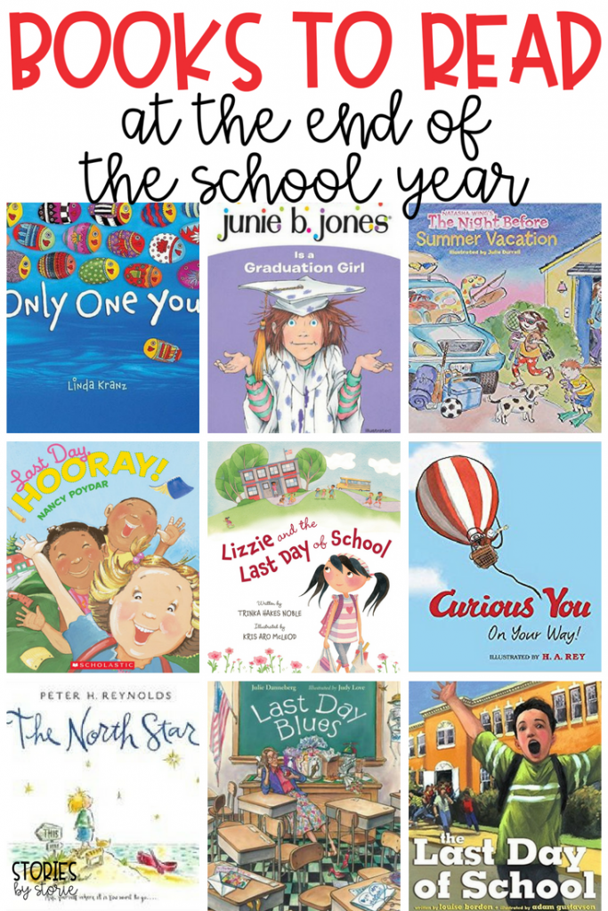 The end of the school year can be filled with a variety of emotions. You are bound to find students who feel joy, sadness, and even fear about the school year ending. I always turn to books to help students cope with whatever they are feeling in that moment. Here are several books your students might enjoy at the end of the school year.