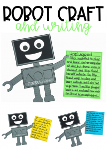 Unplugged Book Companion - Robot Craft and Writing