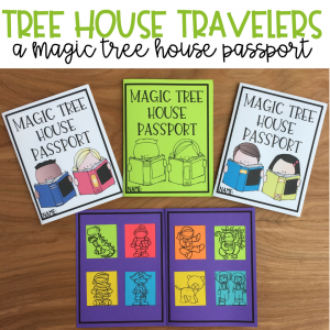 If your students enjoy reading The Magic Tree House series, they will love becoming Tree House Travelers! As students finish reading one of the books, they can add a passport stamp to their booklet. After finishing the original 28 books in the series, their passport is complete!