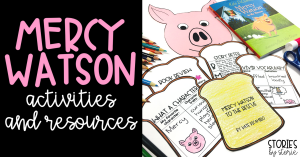 The Mercy Watson book series by Kate DiCamillo is a set of books that are perfect for first and second grade readers who are just getting started with chapter books. The series centers around Mercy, a porcine wonder who loves hot buttered toast. Each story features a new adventure with Mercy in the middle of it all. Whether you are reading these chapter books aloud to your class or using them with your small groups, here are some activities and resources you can use with your students.