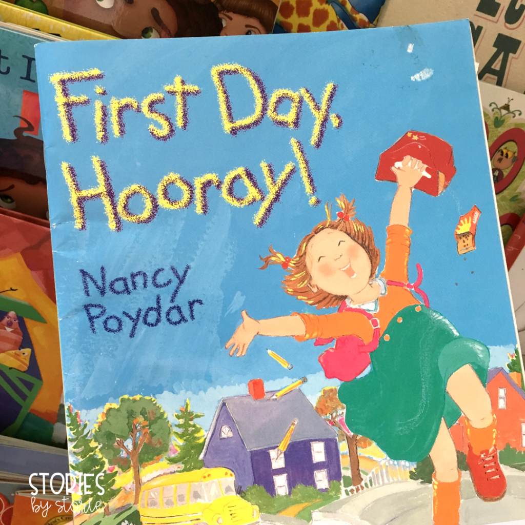 First Day, Hooray by Nancy Poydar is a great story to read on the first day of school to students who are both excited and a little nervous about starting school.