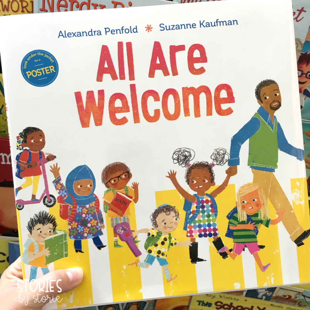 All Are Welcome by Alexandra Penfold is a great book to read on the first day of school.