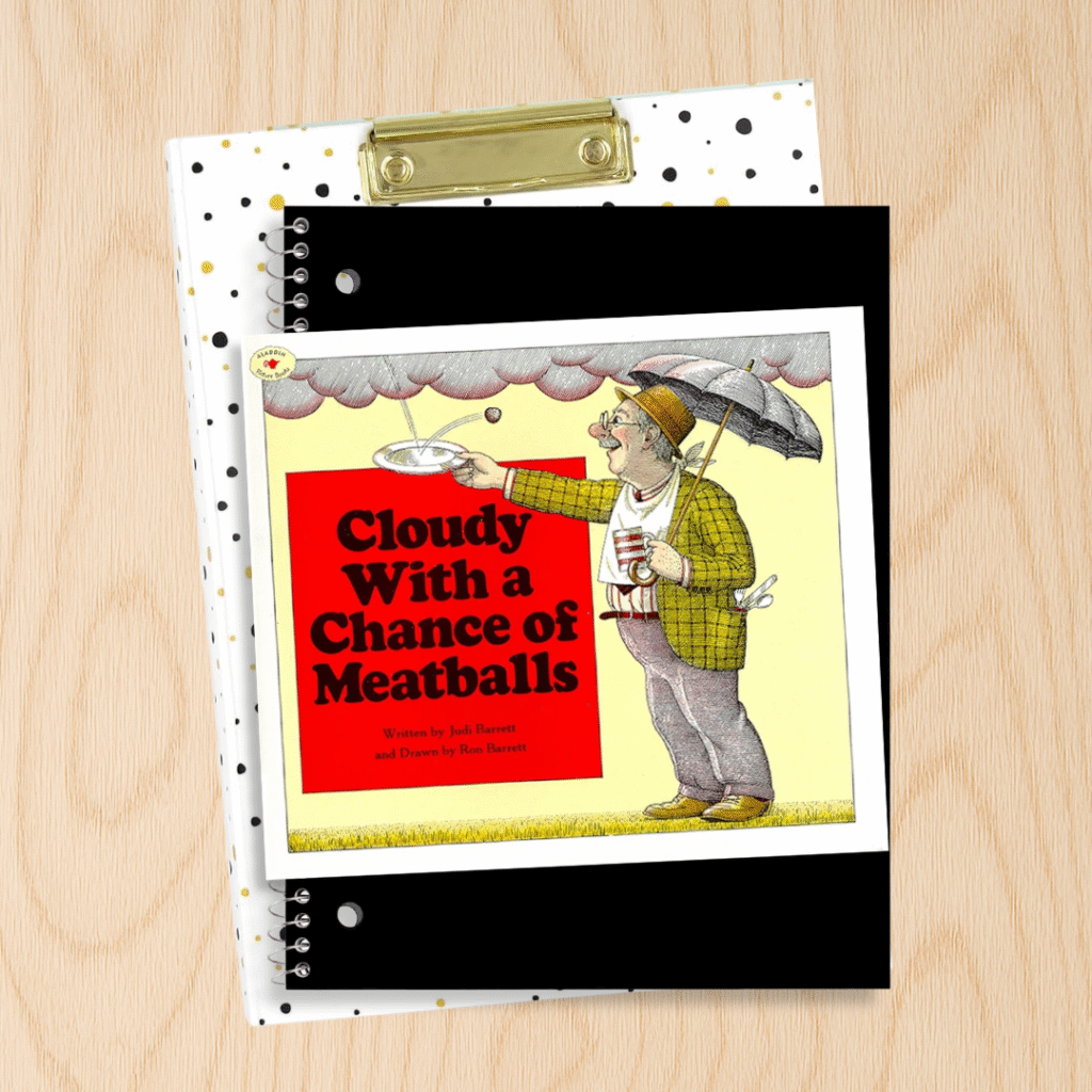 Cloudy with a Chance of Meatballs is an imaginative story to read during an air and weather unit, but could be shared in your classroom any time of year.