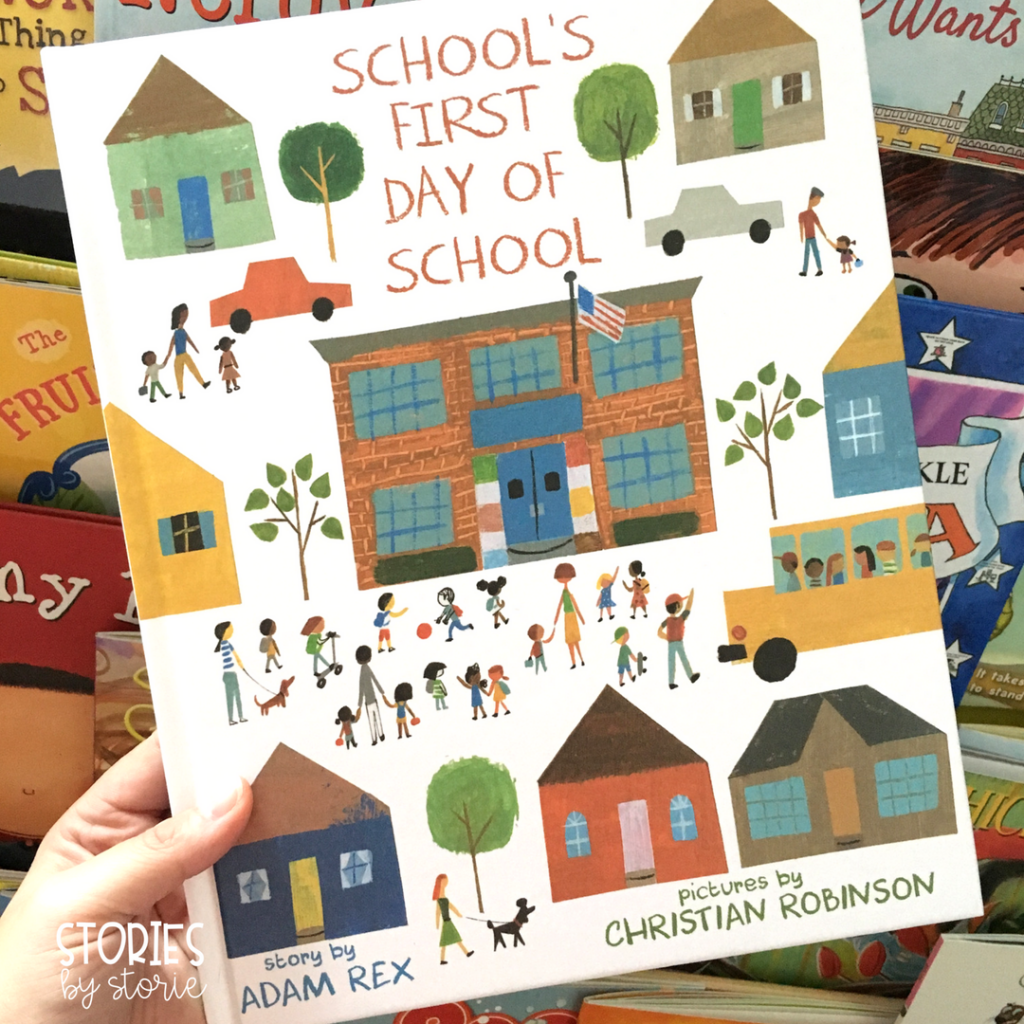 School's First Day of School by Adam Rex would make a great first day read aloud and let students know that it's okay to feel nervous about school.