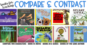 Are you getting ready to teach your students to compare and contrast? It's very important to have the right materials on hand. Here are some of my favorite books to use when teaching students to compare and contrast.