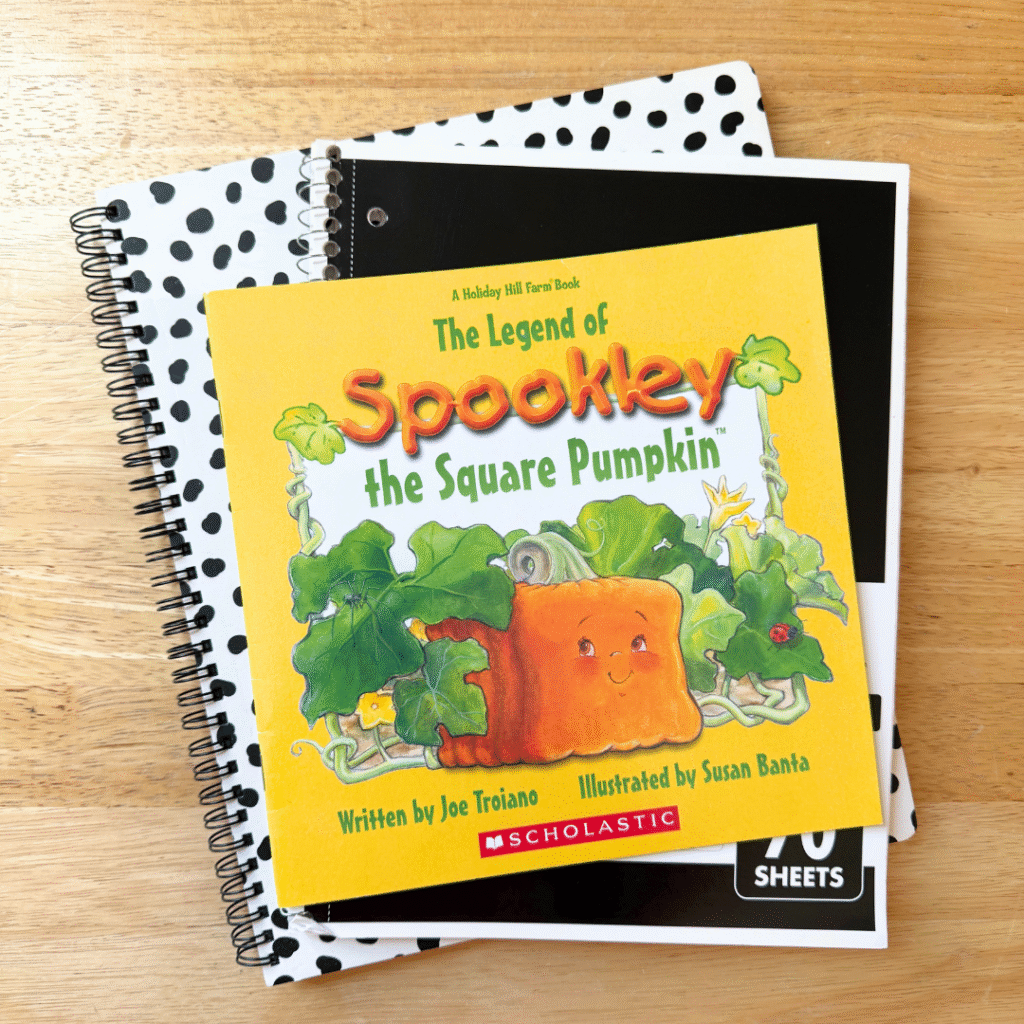 The Legend of Spookley the Square Pumpkin by Joe Troiano is a great picture book choice for October! This fictional story of a square pumpkin provides the reader with a message of celebrating differences and helping others.