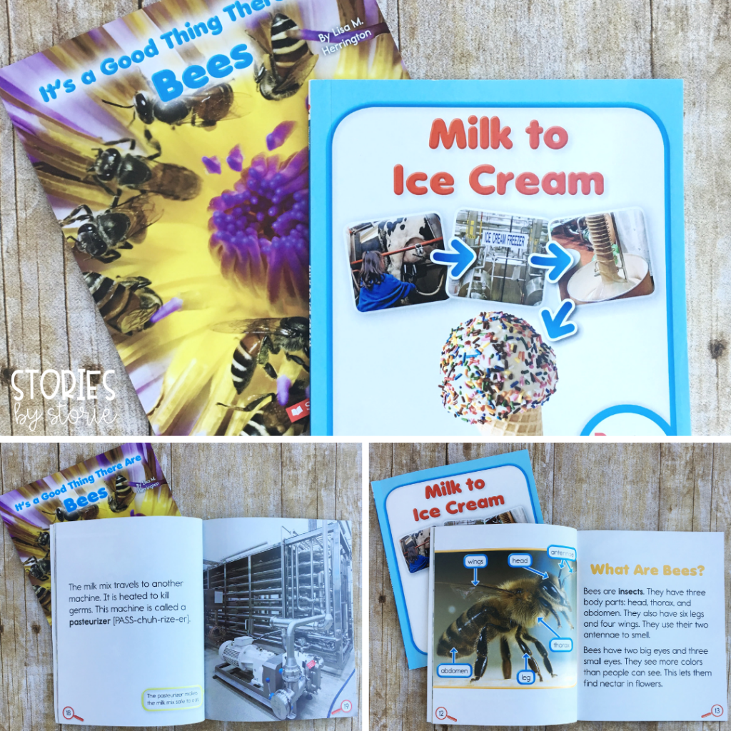 Rookie Read-About Science books are a great nonfiction book series for younger students who are curious about science topics, but not ready for complex texts. These books break down content into kid-friendly language and include photographs that support the information included.