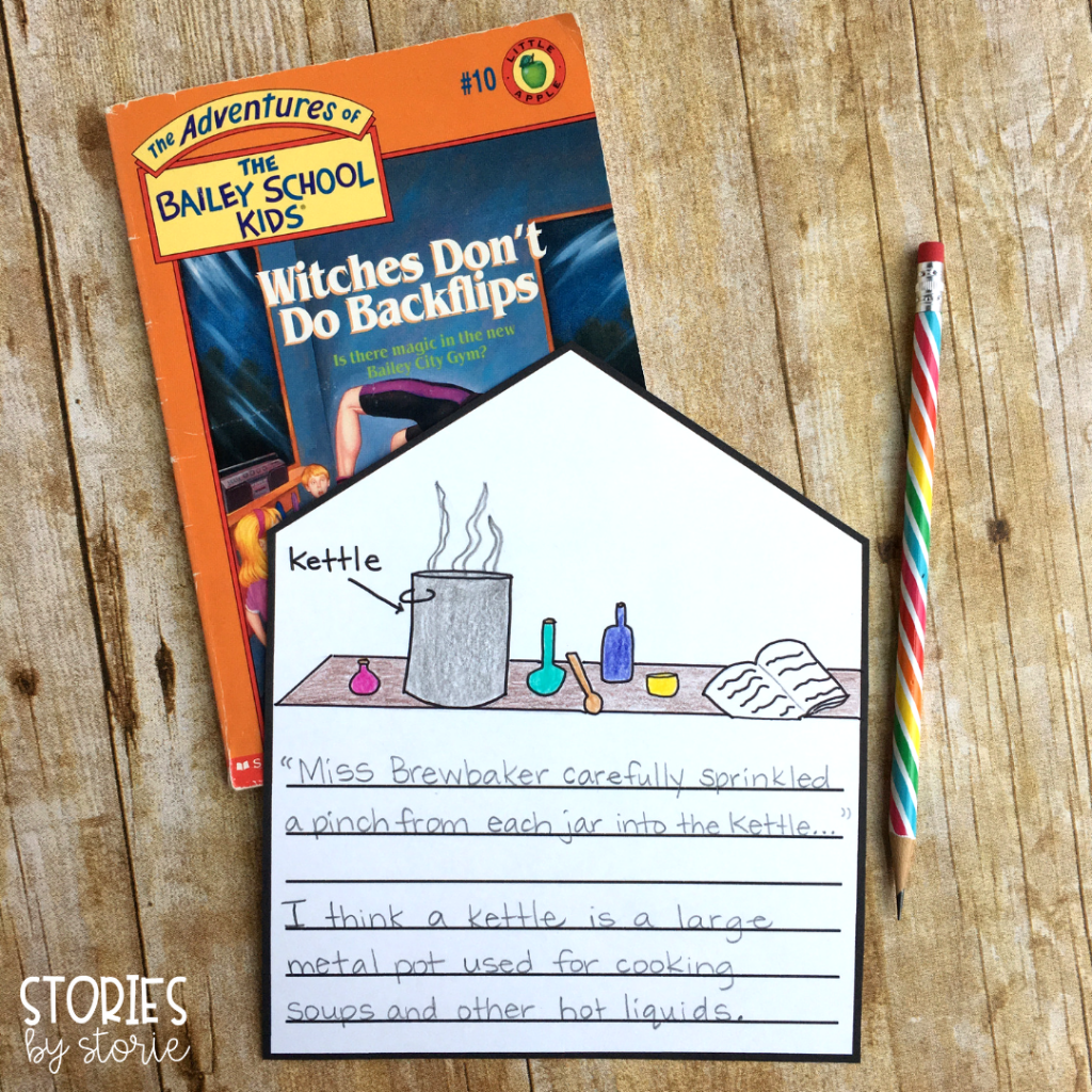 These open-ended response pages can be used with any of the books in the Bailey School Kids series. These would be great for student practice with visualization, vocabulary, making connections, questions, and more!
