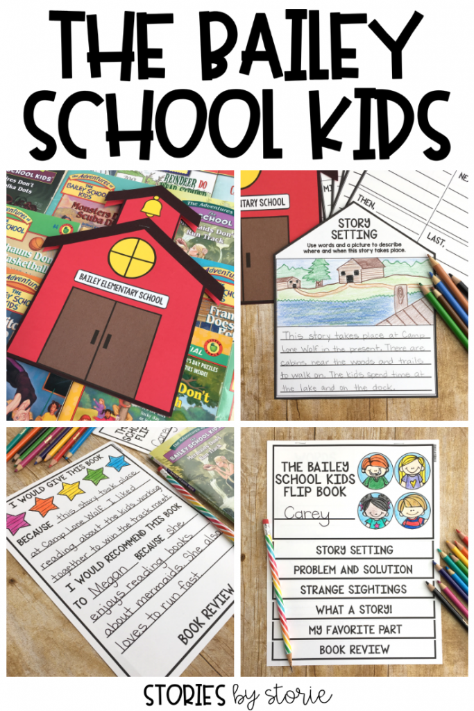 Are your students reading the Bailey School Kids books? This flip book and school house craft booklet will allow your students to work their way through any of the chapter books in the series while focusing on several different reading skills.
