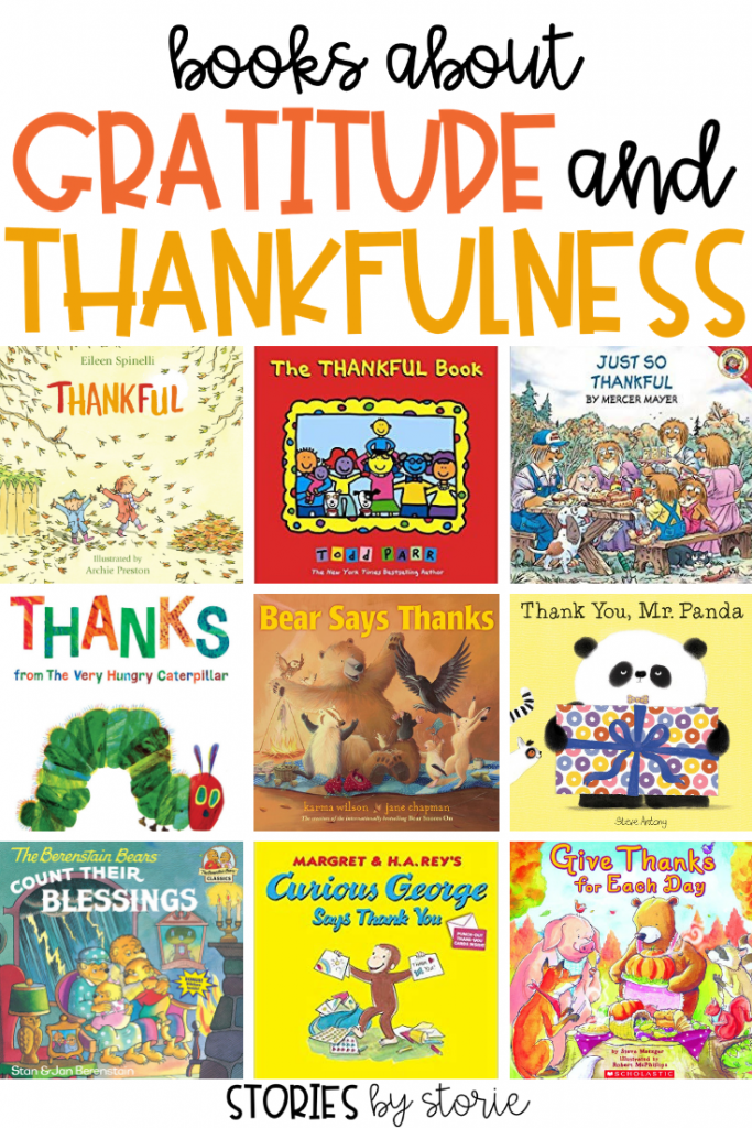 There are many important lessons students can learn from books to help encourage gratitude and thankfulness. Here are some books about gratitude and thankfulness that you can read together. I encourage you to share these books throughout the whole year and not just near the holidays.