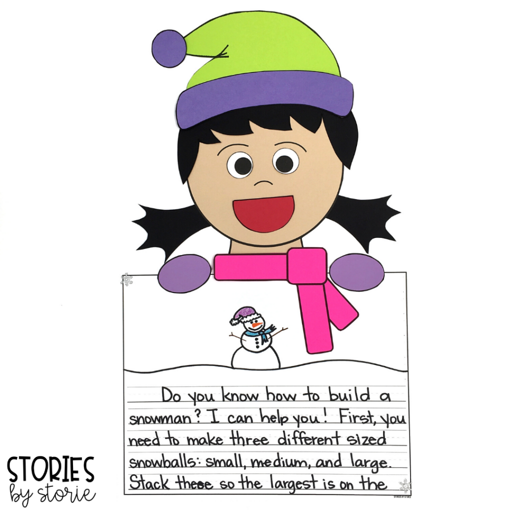 After reading Snowzilla, students can create their own winter kid with these craft templates. These can stand alone, or be paired with a piece of writing. This pack includes four writing prompts, but students can choose their own.