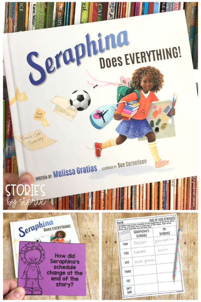 In today's world, kids have a variety of activities to choose from, and many of them want to do it all. Some kids even feel pressured to participate in a variety of activities from sports to dance to social clubs. But we need to be aware of when these activities begin to become a burden and our kids no longer find happiness while doing them. Seraphina Does Everything does a great job of showing kids that when you let go of some things and choose what you enjoy most, everything becomes more fun!