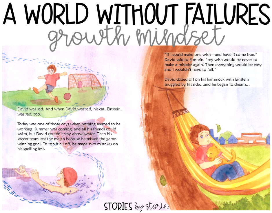A World Without Failures: Growth Mindset by Esther Pia Cordova - This book has a great message for kids about why failure is not always a bad thing!